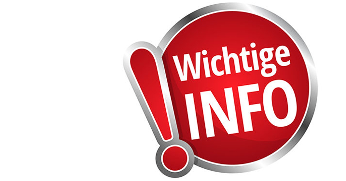 Wichtige Info Rehasport und Rehasport Wasser